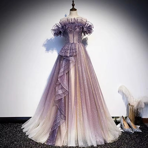 New Sheer Evening Annual Dinner and Grand Chorus Dress CODE: KAR4555