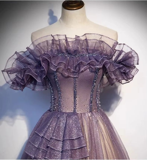 New Sheer Evening Annual Dinner and Grand Chorus Dress CODE: KAR4555