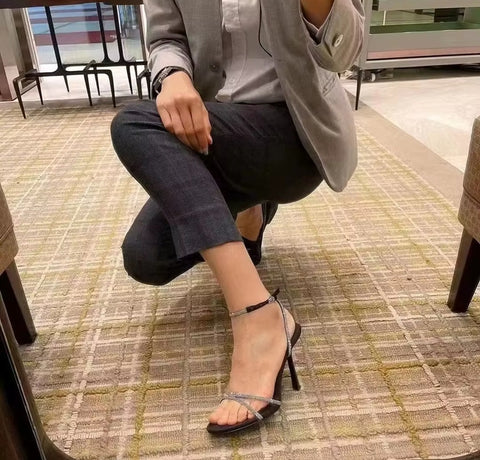 New Round Toe Stiletto Plus Size High Heels CODE: KAR4564