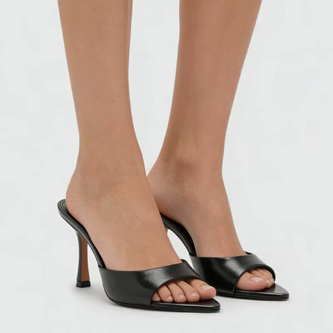 New Summer Square Toe Thin Heels CODE: KAR4568