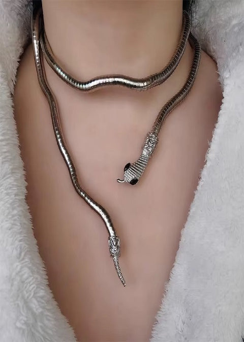 New Fashion Punk Multilayer Bendy Snake Necklace CODE: KAR4570