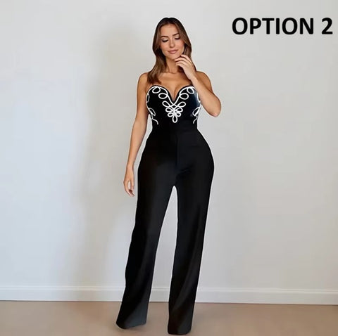 New Summer Fashion Sleeveless Long Jumpsuit CODE: KAR4575