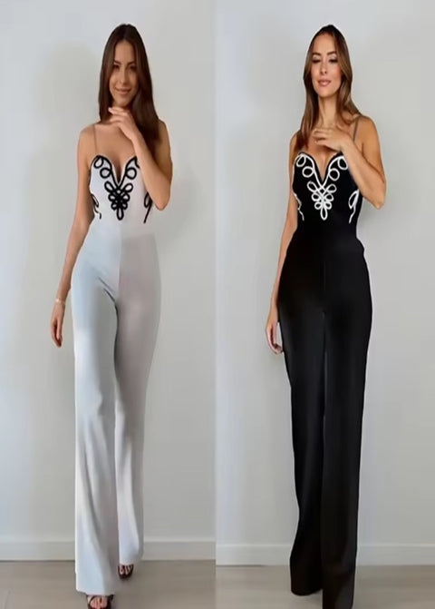 New Summer Fashion Sleeveless Long Jumpsuit CODE: KAR4575