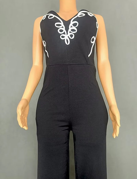 New Summer Fashion Sleeveless Long Jumpsuit CODE: KAR4575