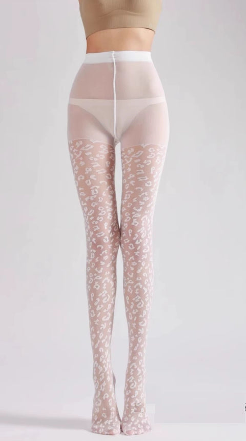New Plus Size Thin Long Slim Leopard Print Sexy Leggings CODE: KAR4587