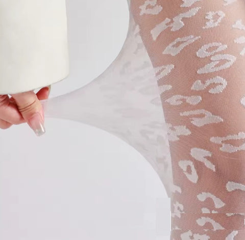 New Plus Size Thin Long Slim Leopard Print Sexy Leggings CODE: KAR4587