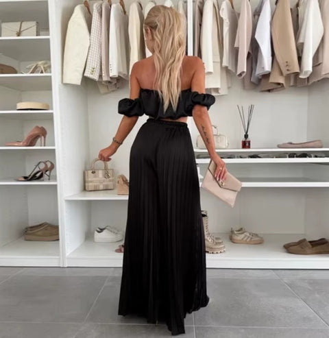 New Sexy Office Ladies Pleated Suit Set CODE: KAR4588