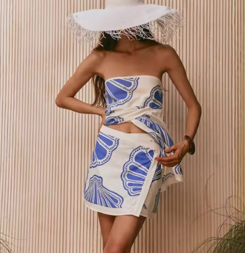 New Fashion Loose Printed Two Piece Set CODE: KAR4589