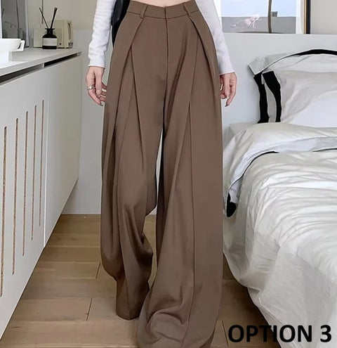 New Design Pressed Pleats Casual Trouser Pant CODE: KAR4593