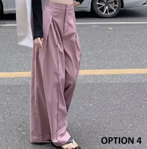 New Design Pressed Pleats Casual Trouser Pant CODE: KAR4593