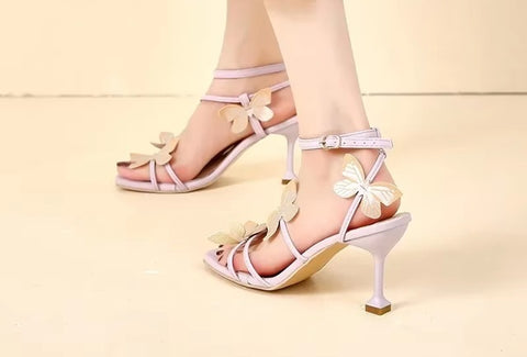 New Square Toe Ankle Strap High Heels CODE: KAR4601
