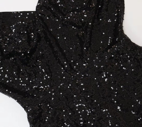 New Sequined Spaghetti Strap Feather Sexy Party Long Dress CODE: KAR4602