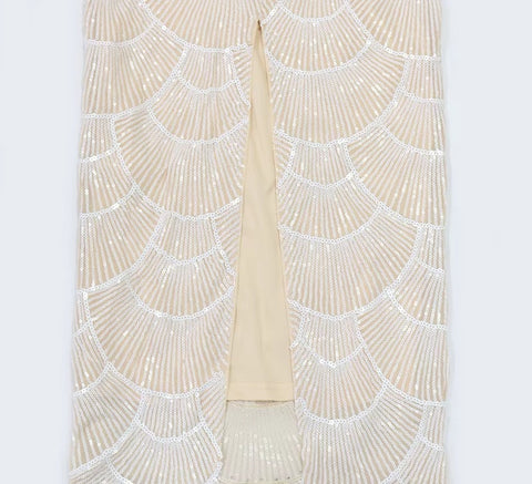 New V Neck Sleeveless Pullover Hollow Sexy Long Dress CODE: KAR4607