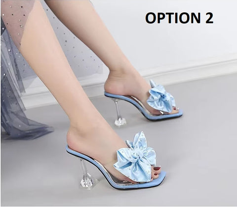 New Summer Flowers Thin High Heels CODE: KAR4613