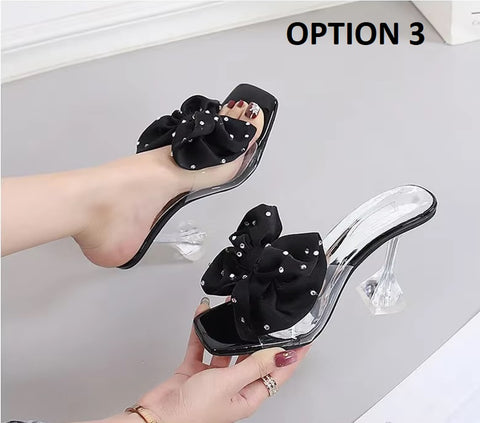 New Summer Flowers Thin High Heels CODE: KAR4613