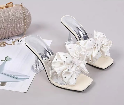 New Summer Flowers Thin High Heels CODE: KAR4613