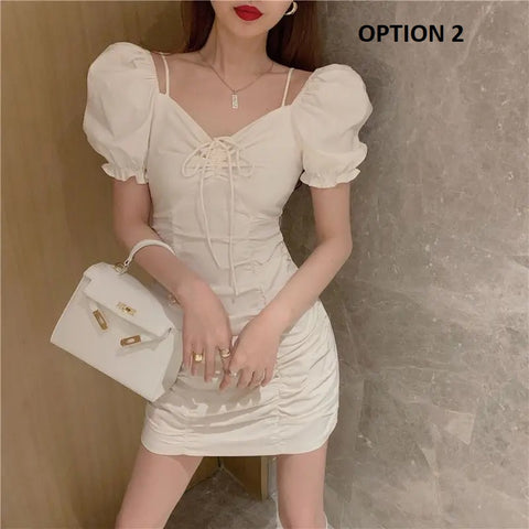 New Fashion  Sexy Off-shoulder Tank Mini Dress CODE: KAR4615