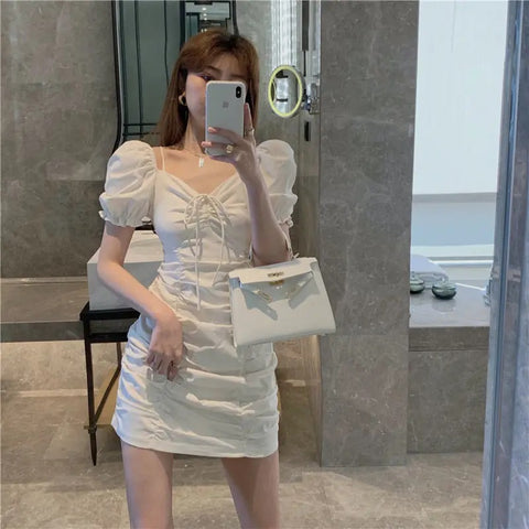 New Fashion  Sexy Off-shoulder Tank Mini Dress CODE: KAR4615