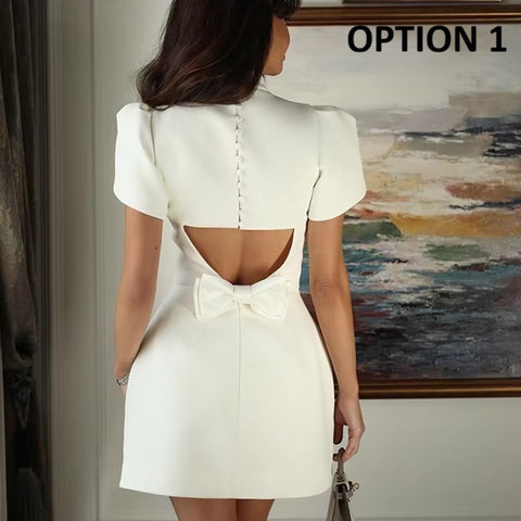 New Hollow Out Chic Casual Mini Dress CODE: KAR4620