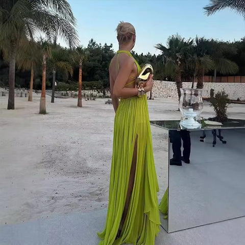 New Fashion O-neck Sleeveless Long Top and Skirt 2pc Set CODE: KAR4621