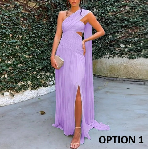 New Sexy Strapless Ribbon Pleated Backless Long Dress CODE: KAR4624