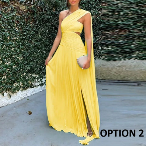 New Sexy Strapless Ribbon Pleated Backless Long Dress CODE: KAR4624