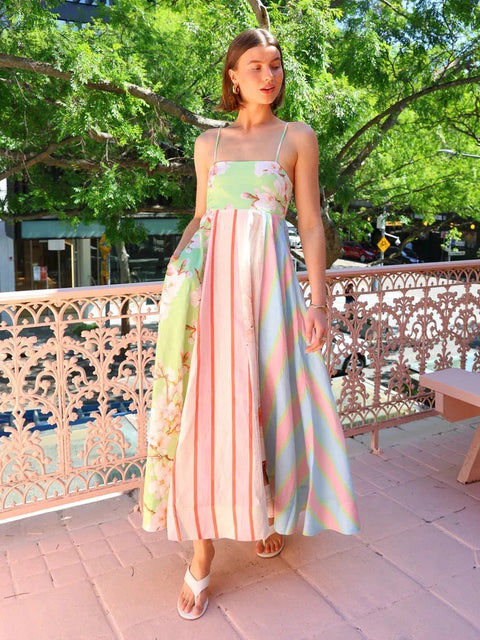 New Graffiti Print Pendulum Dress CODE: KAR4644