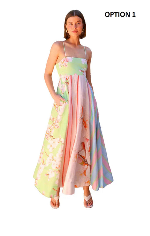 New Graffiti Print Pendulum Dress CODE: KAR4644