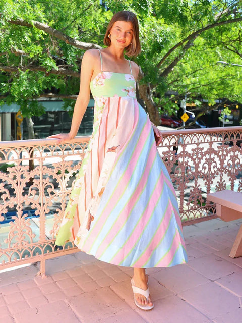 New Graffiti Print Pendulum Dress CODE: KAR4644