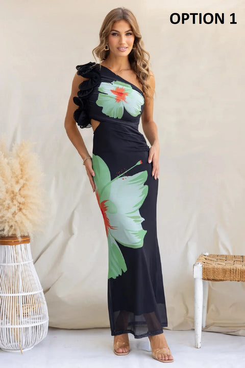 New Fashion One-shoulder Slim Dress CODE: KAR4647