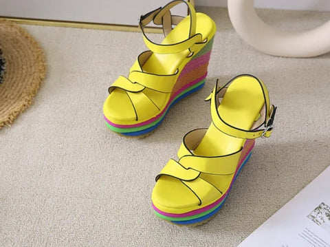 New Wedge Heel Thick Soled Platform Sandal CODE: KAR4652