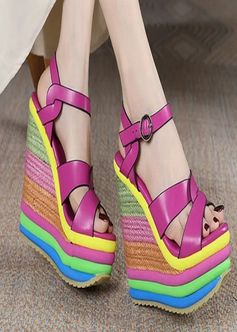 New Wedge Heel Thick Soled Platform Sandal CODE: KAR4652