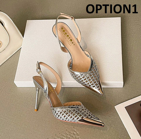 New Fashion hollow woven slim Heels CODE: KAR4666