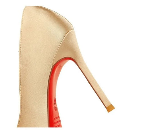 New High Cut Out Buckle Pointed Toe Heels CODE: KAR4667