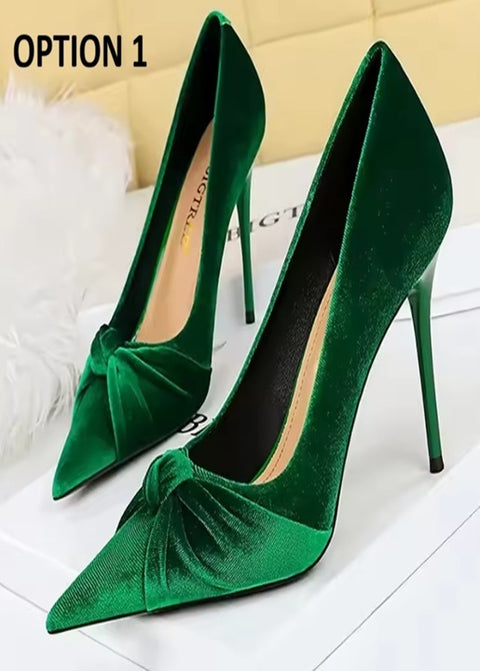 New Design Pumps Plus Size Pointed High Heels CODE: KAR4668