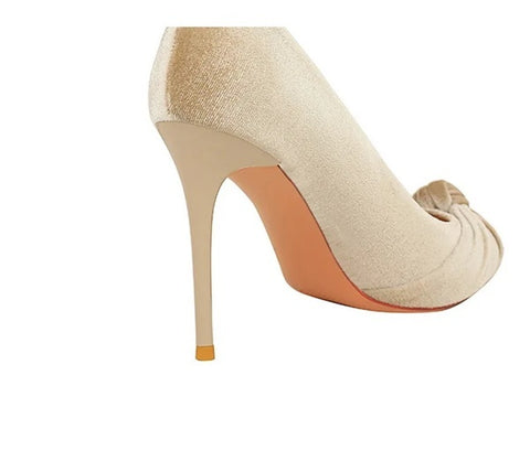 New Design Pumps Plus Size Pointed High Heels CODE: KAR4668