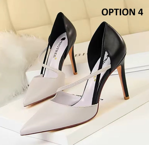 New Pointed Toe Ankle Strap High Heels CODE: KAR4670
