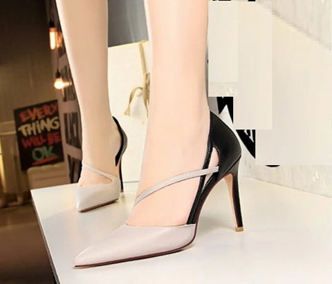 New Pointed Toe Ankle Strap High Heels CODE: KAR4670