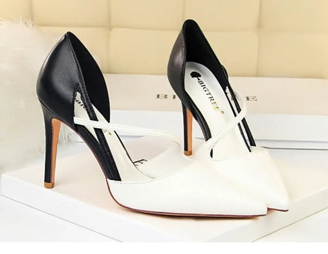 New Pointed Toe Ankle Strap High Heels CODE: KAR4670