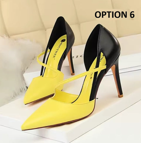 New Pointed Toe Ankle Strap High Heels CODE: KAR4670