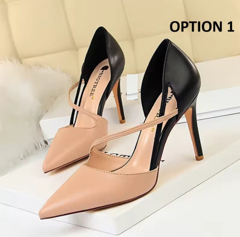 New Pointed Toe Ankle Strap High Heels CODE: KAR4670