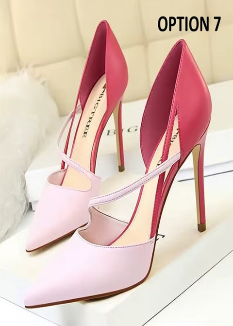 New Pointed Toe Ankle Strap High Heels CODE: KAR4670