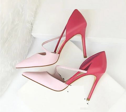 New Pointed Toe Ankle Strap High Heels CODE: KAR4670