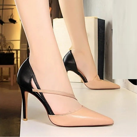 New Pointed Toe Ankle Strap High Heels CODE: KAR4670