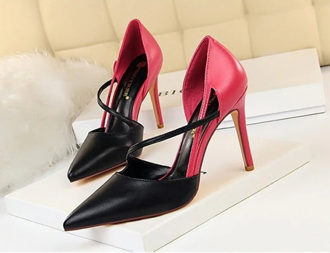 New Pointed Toe Ankle Strap High Heels CODE: KAR4670