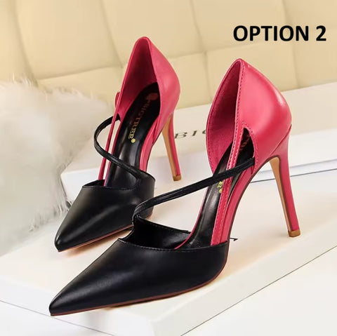 New Pointed Toe Ankle Strap High Heels CODE: KAR4670