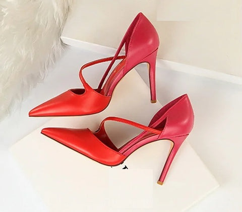 New Pointed Toe Ankle Strap High Heels CODE: KAR4670