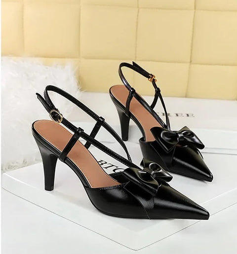 New Spring Elegant Butterfly Knot Stiletto Heels CODE: KAR4672