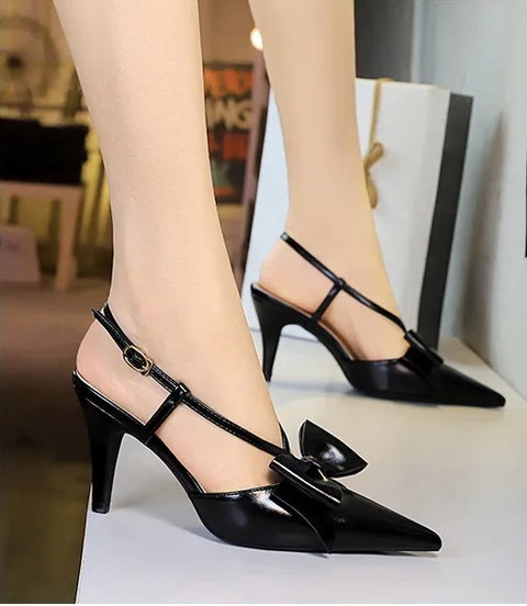 New Spring Elegant Butterfly Knot Stiletto Heels CODE: KAR4672