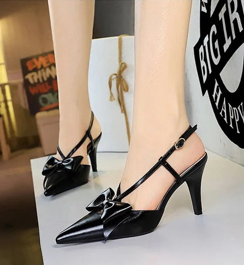 New Spring Elegant Butterfly Knot Stiletto Heels CODE: KAR4672